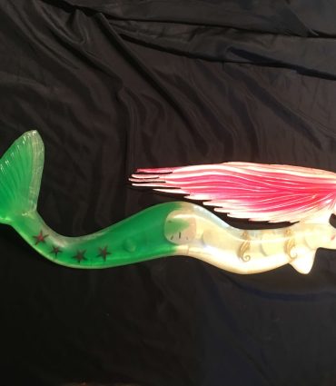LED Light Up Mermaid Sculpture