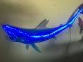LED Light Up Fish Taxidermy Shark Sculpture