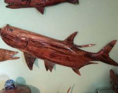 Large Tarpon Fish Taxidermy