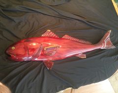 Award Winning Red Drum Fish Sculpture