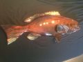 Wood Grouper Fish Carving/Sculpture