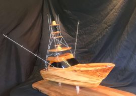 Fishing Yacht/Boat Wood Model/Replica