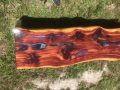 Custom Red Cedar Wood Bench