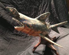 Hammer Head Shark Wood Carving/Sculpture