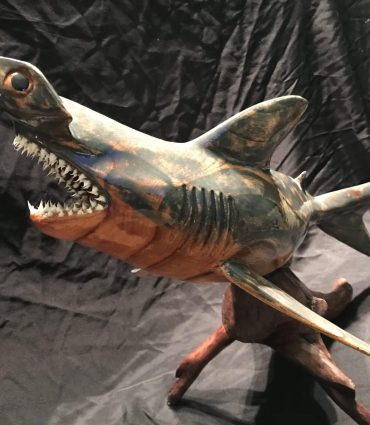 Hammer Head Shark Wood Carving/Sculpture