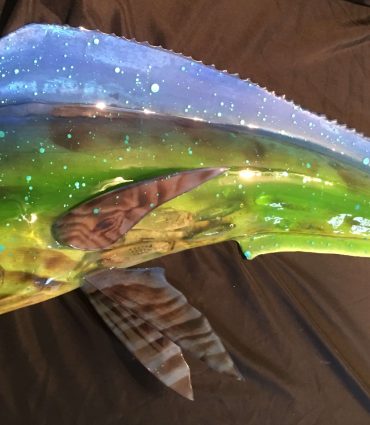 LED Light Up Mahi Mahi Sculpture